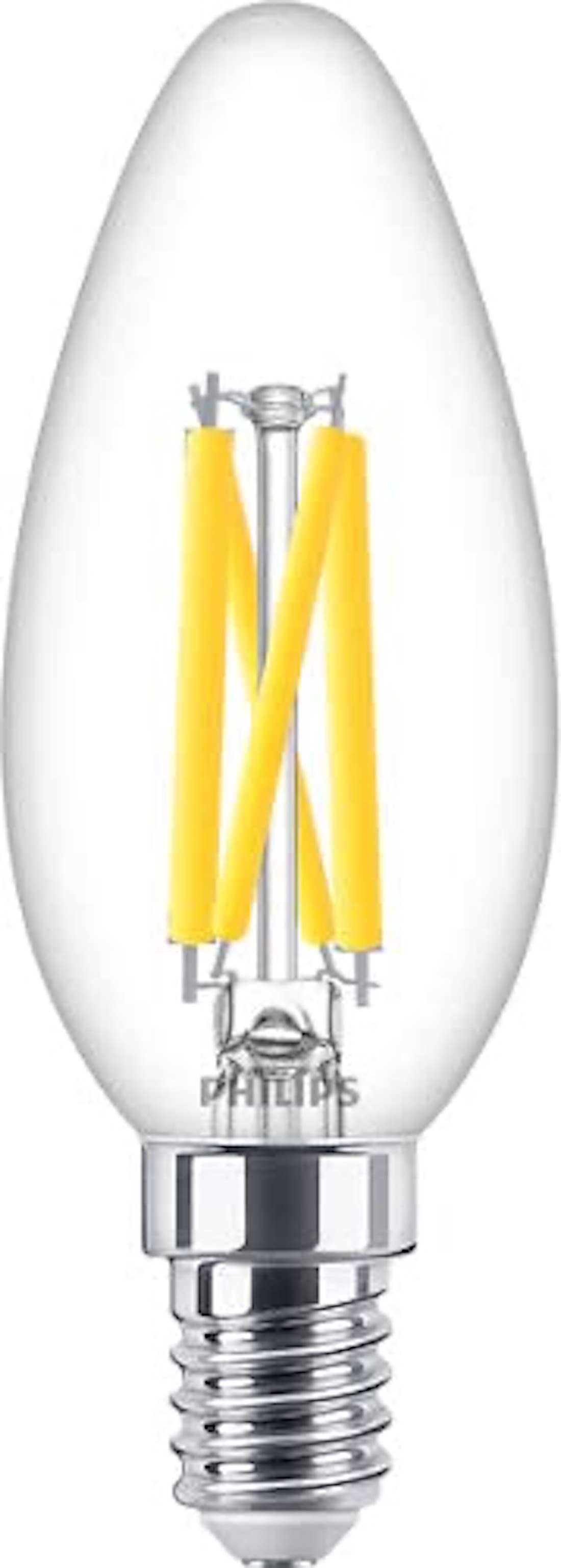 Żarówka LED Philips E14 Świeczka B35 3.4W 470lm 2700K Filament Ściemnialna WarmGlow Dimmable