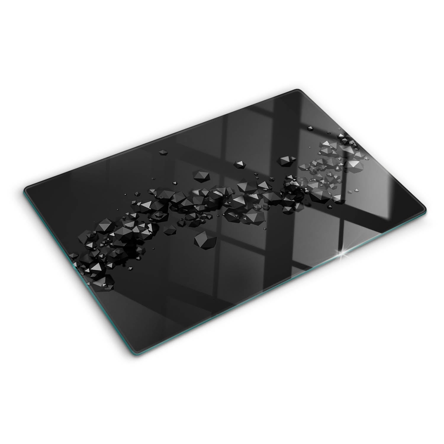 Tulup Planche De Cuisine En Verre 80x52 - Herbe