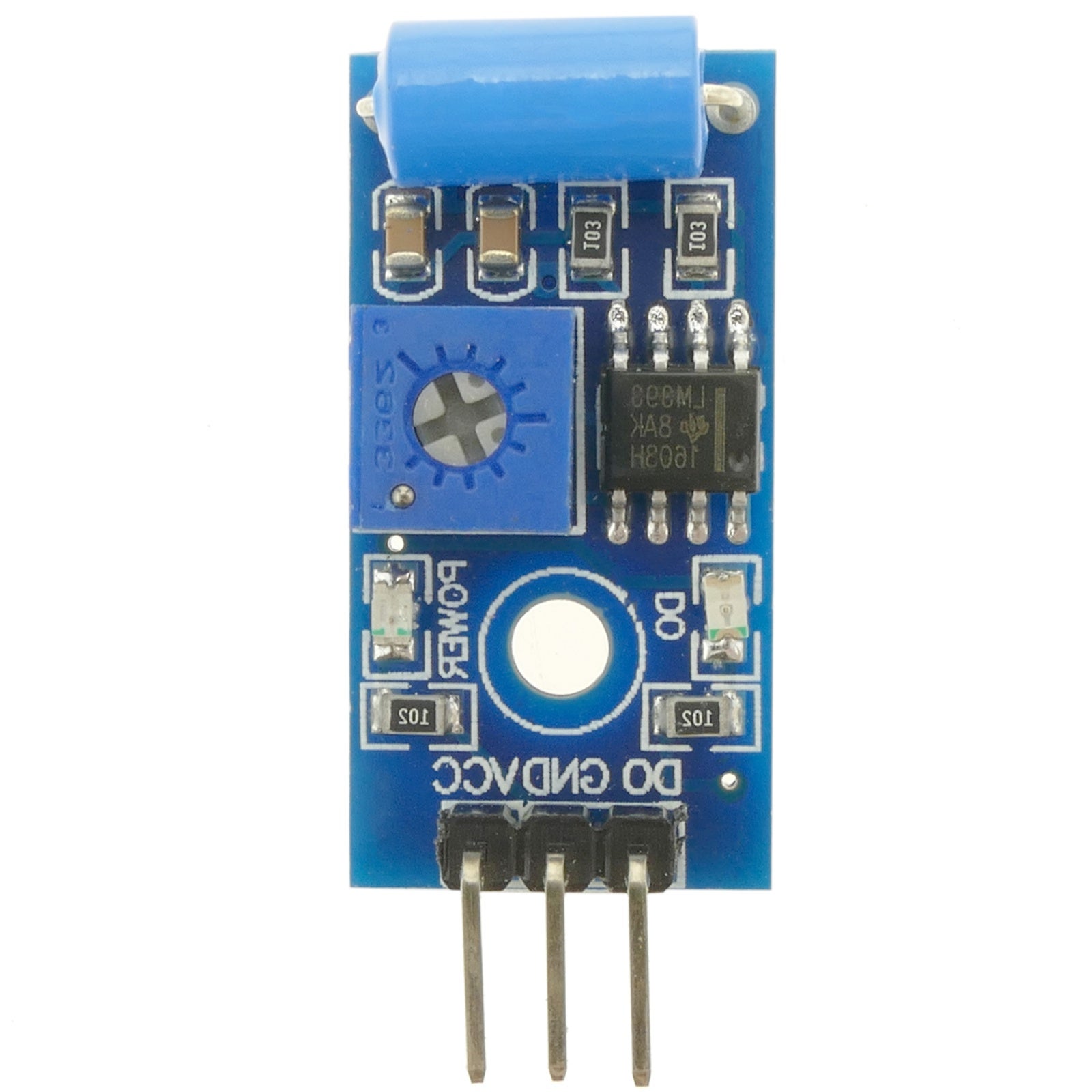 Sensore di vibrazione con regolazione della sensibilità e interruttore SW-420 - 3