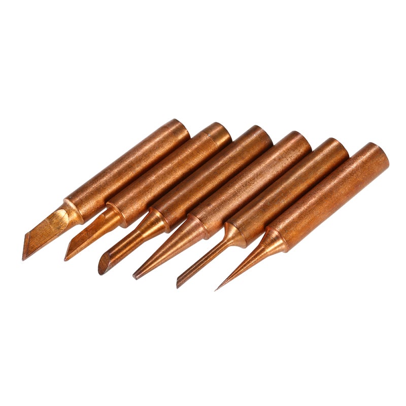 6PCS Embouts de fer à souder en cuivre, Soudure sans plomb, Compatible — free download
