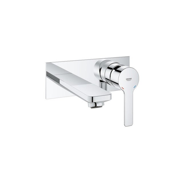 Robinet lavabo mural GROHE Lineare M chromé
