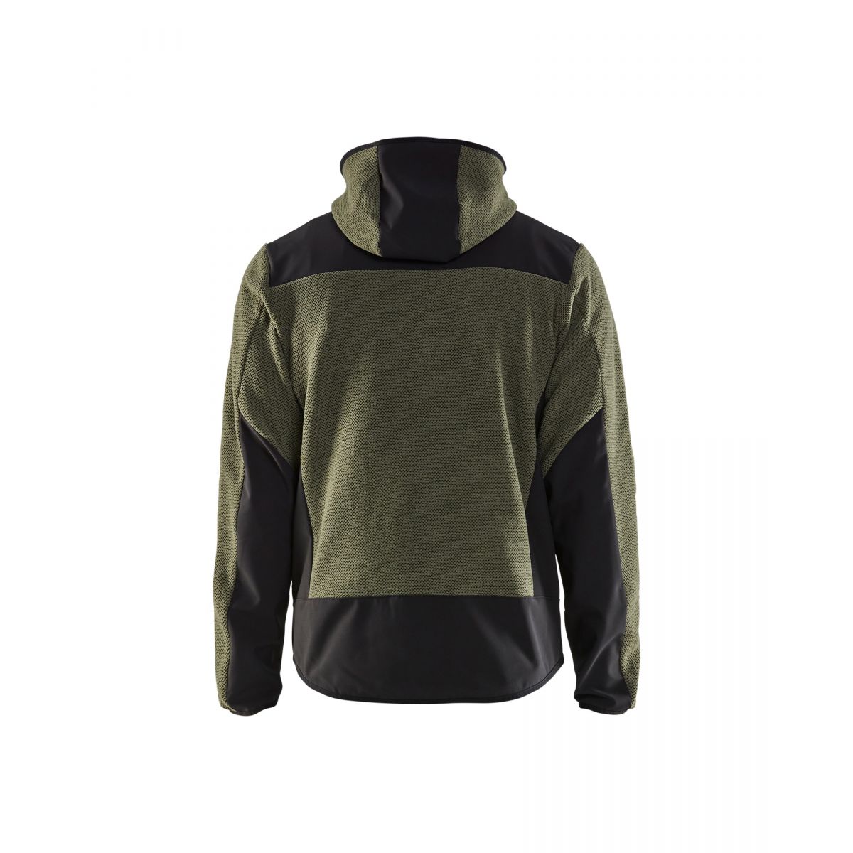 Veste tricotée avec softshell Vert foncé/Noir - Blaklader - Taille 2XL - 2