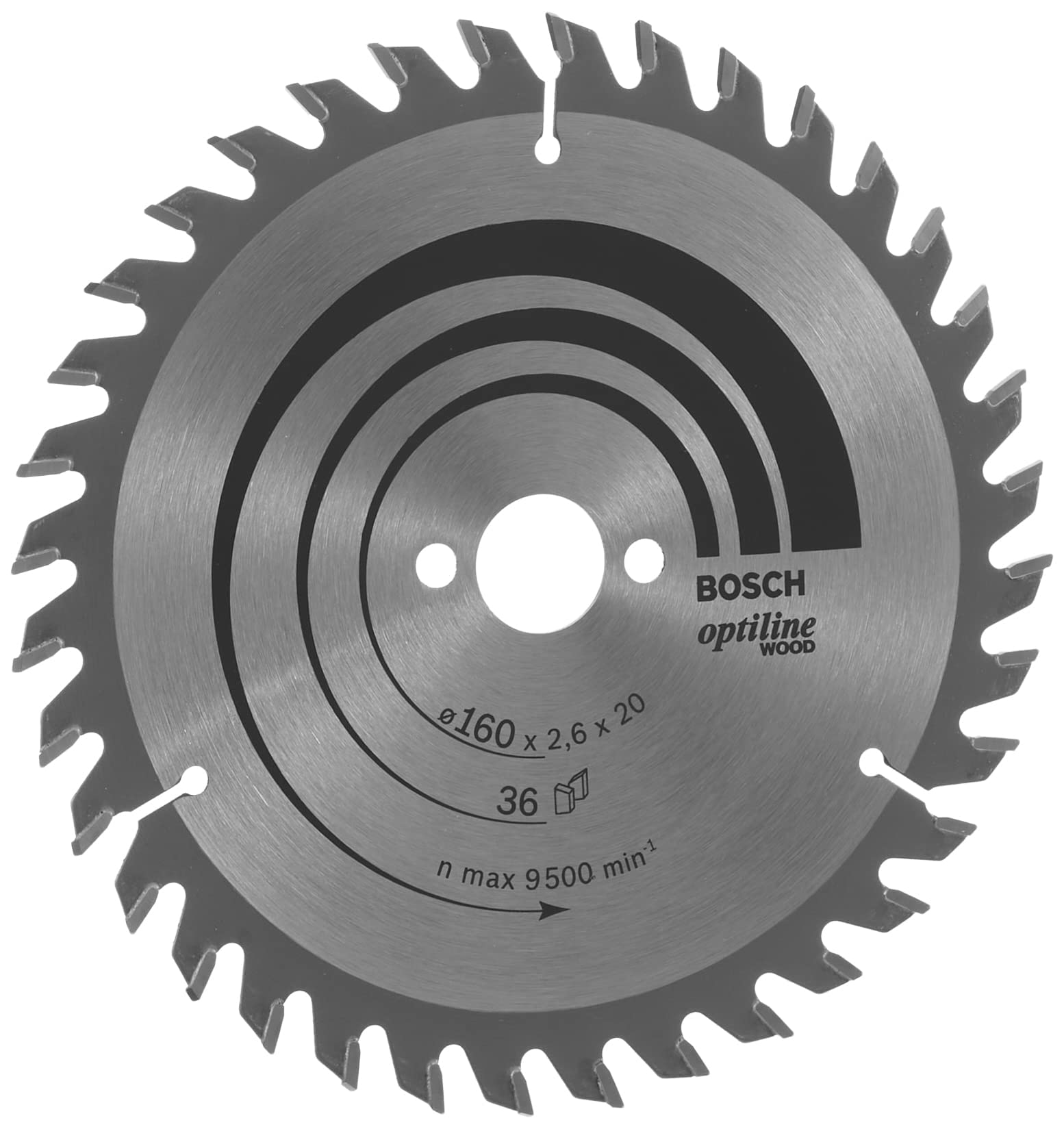 Bosch Professional - Lame Scie Circulaire Optiline Bois 160X20/16X2,6mm, 36D - 2608640597 - 9