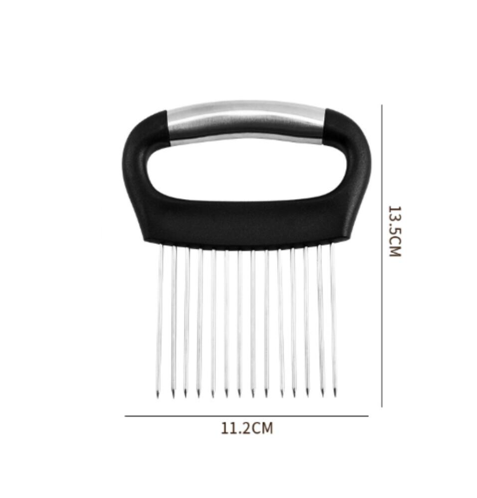 Lntyq Porte-tranche D'oignon En Acier Inoxydable, Trancheuse De Citron