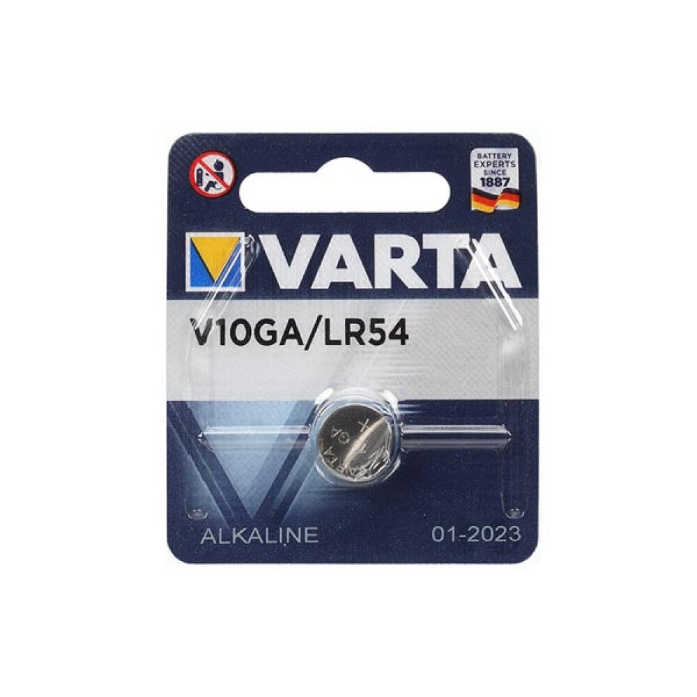 Bateria guzikowa alkaliczna Varta napięcie 1,5V pojemność 70 mAh srebrny