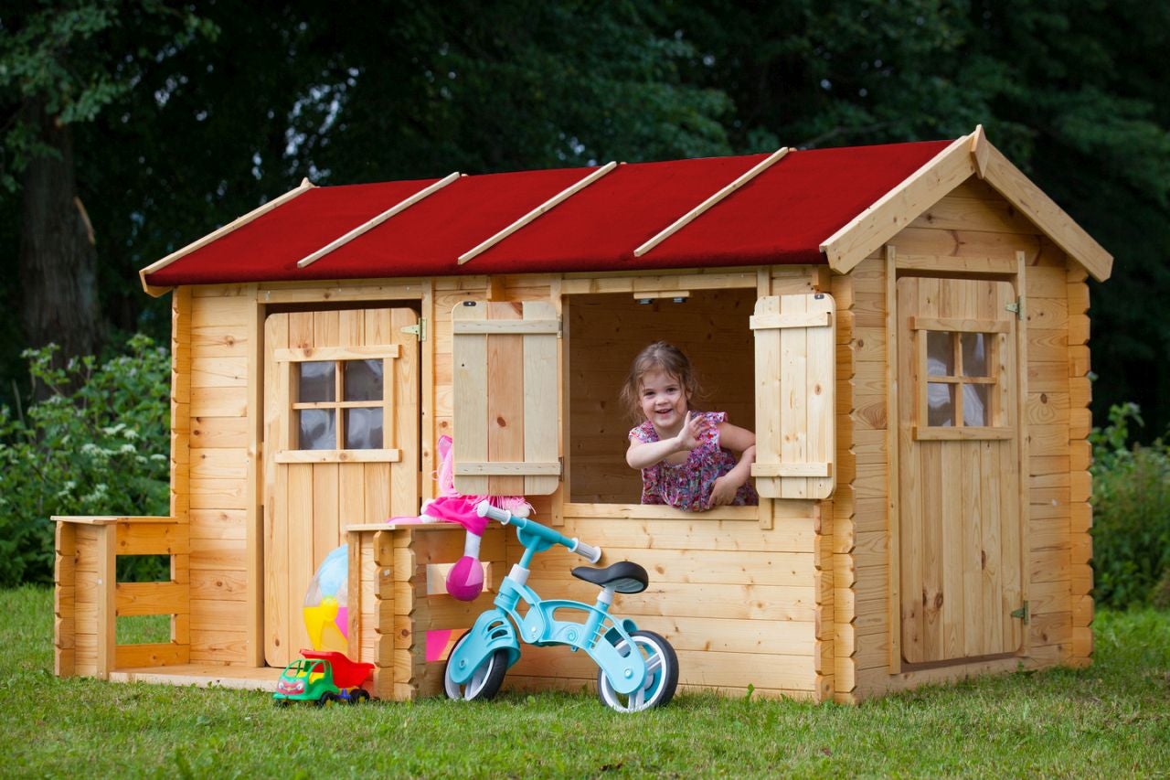 Maison en bois pour enfants - Maison de jeux pour l'extérieur 178x241xH151cm/2.63m2 - maison jardin enfant exterieur bois M503 - 5