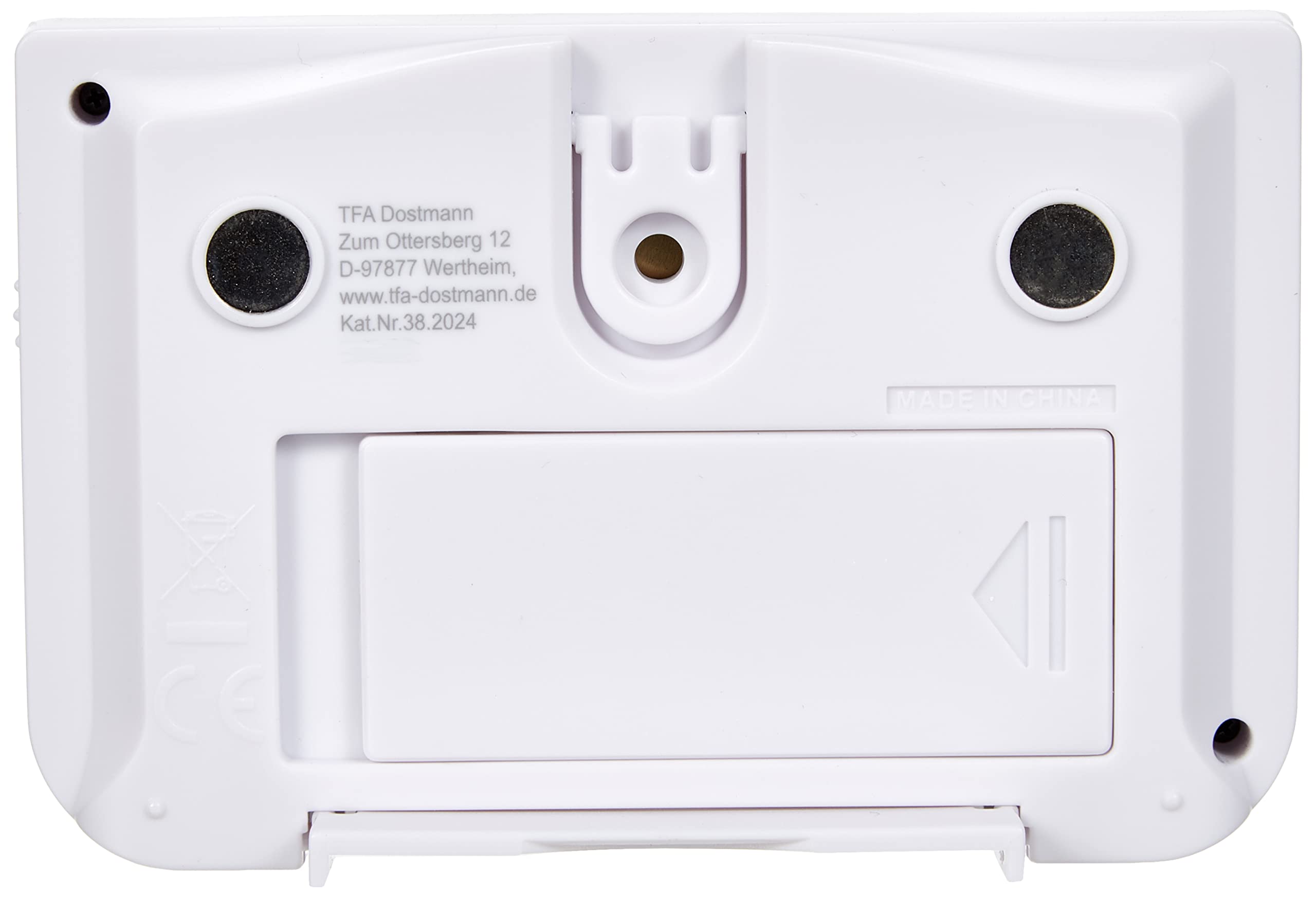 Timer Da Cucina Elettronico TFA 38.2024 - Bianco, Con LED, Magnete E Supporto