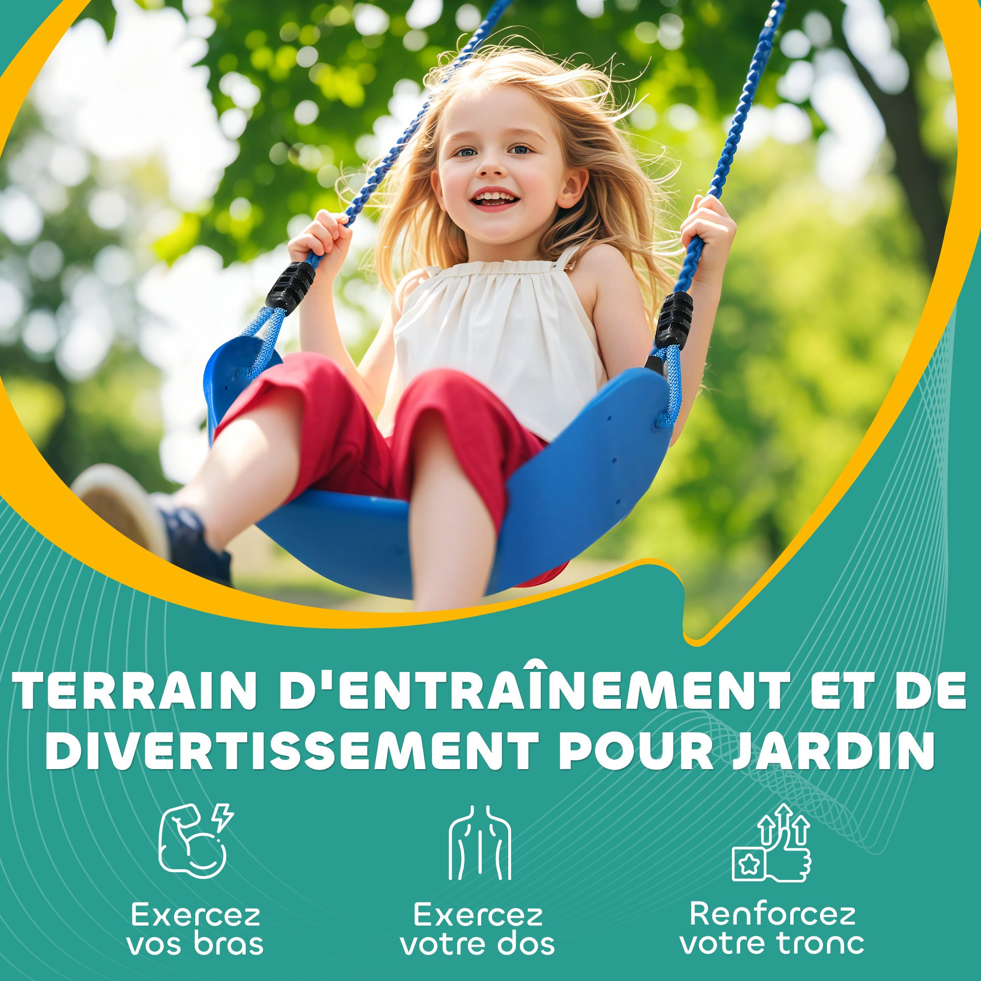 Parcours d'obstacles ninja pour enfants PP AIYAPLAY - 6