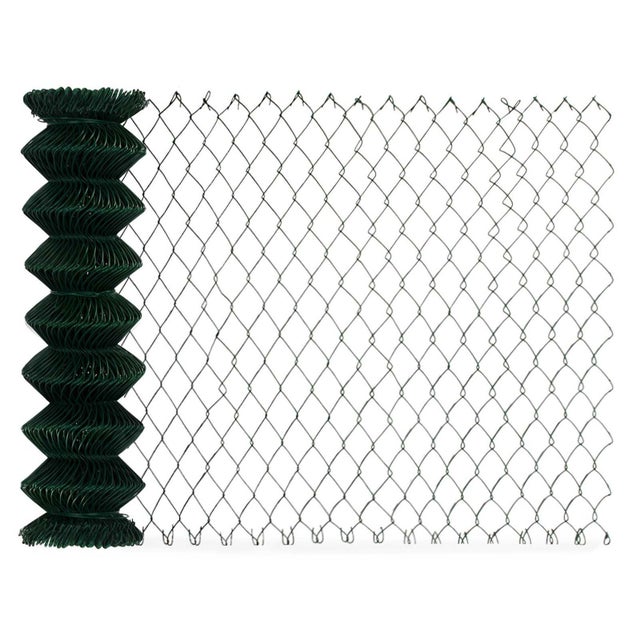 Grillage rouleau 2 m x 25 m simple torsion,Vert, Maille hexagonale : 60 mm