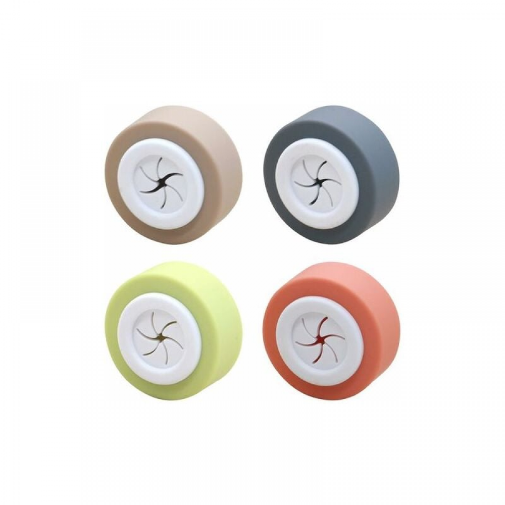 Wieszak na ręczniki - plastikowy - 4 sztuki - samoprzylepny - wielokolorowy