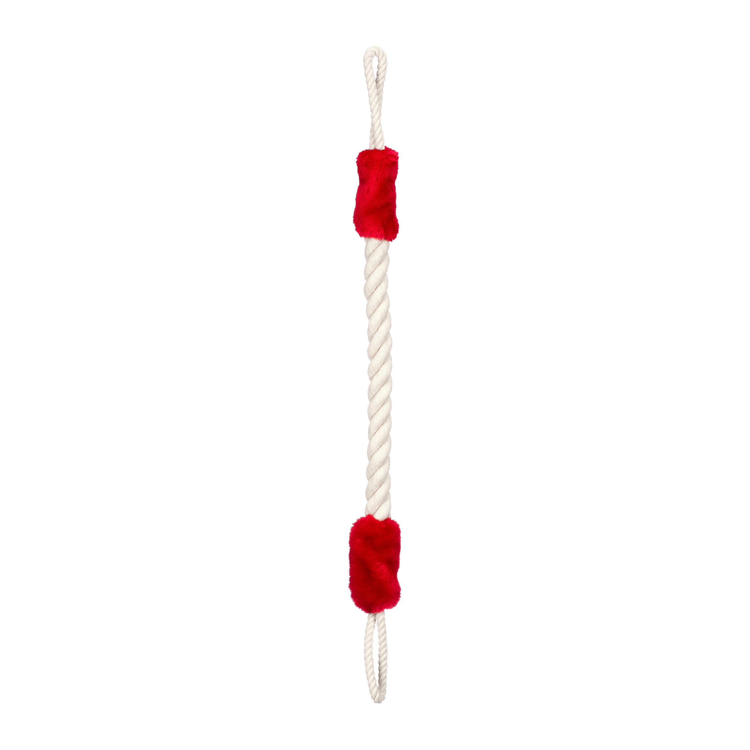 Butoir de porte, lot de 2, arrêt, sécurité, 60cm, anti-pincement pour enfants & animaux, crème, rouge, Relaxdays - 8