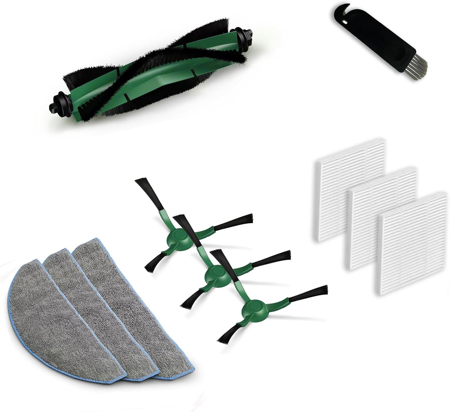 Serpillères Pour Roomba Combo & Essential – Lot De 4 Ou 10 – Microfibre Lavable – Nettoyage Efficace – Pour Sols Propres