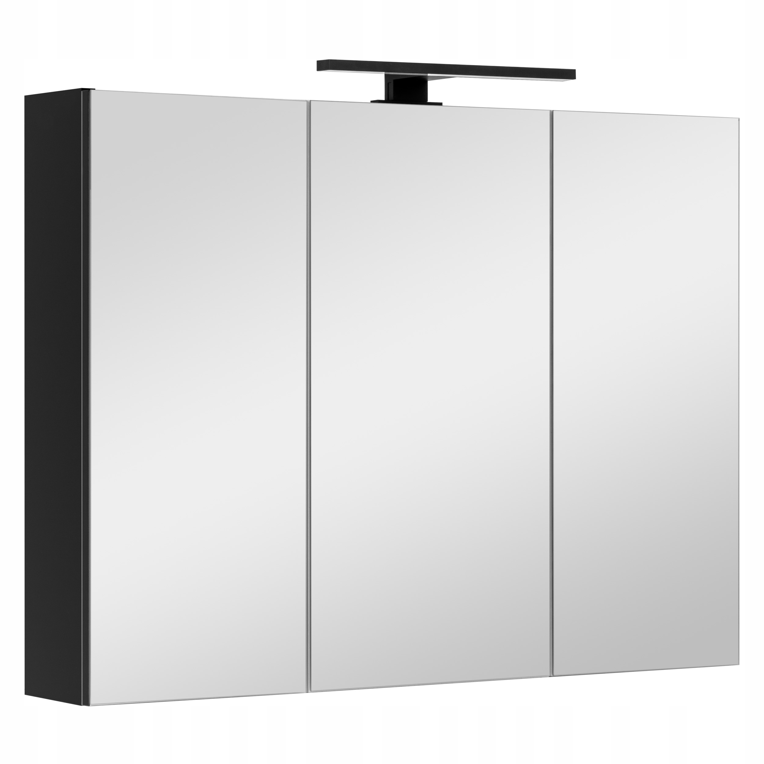 Szafka łazienkowa z lustrem oświetleniem lampką led lustrzana wisząca 80 cm