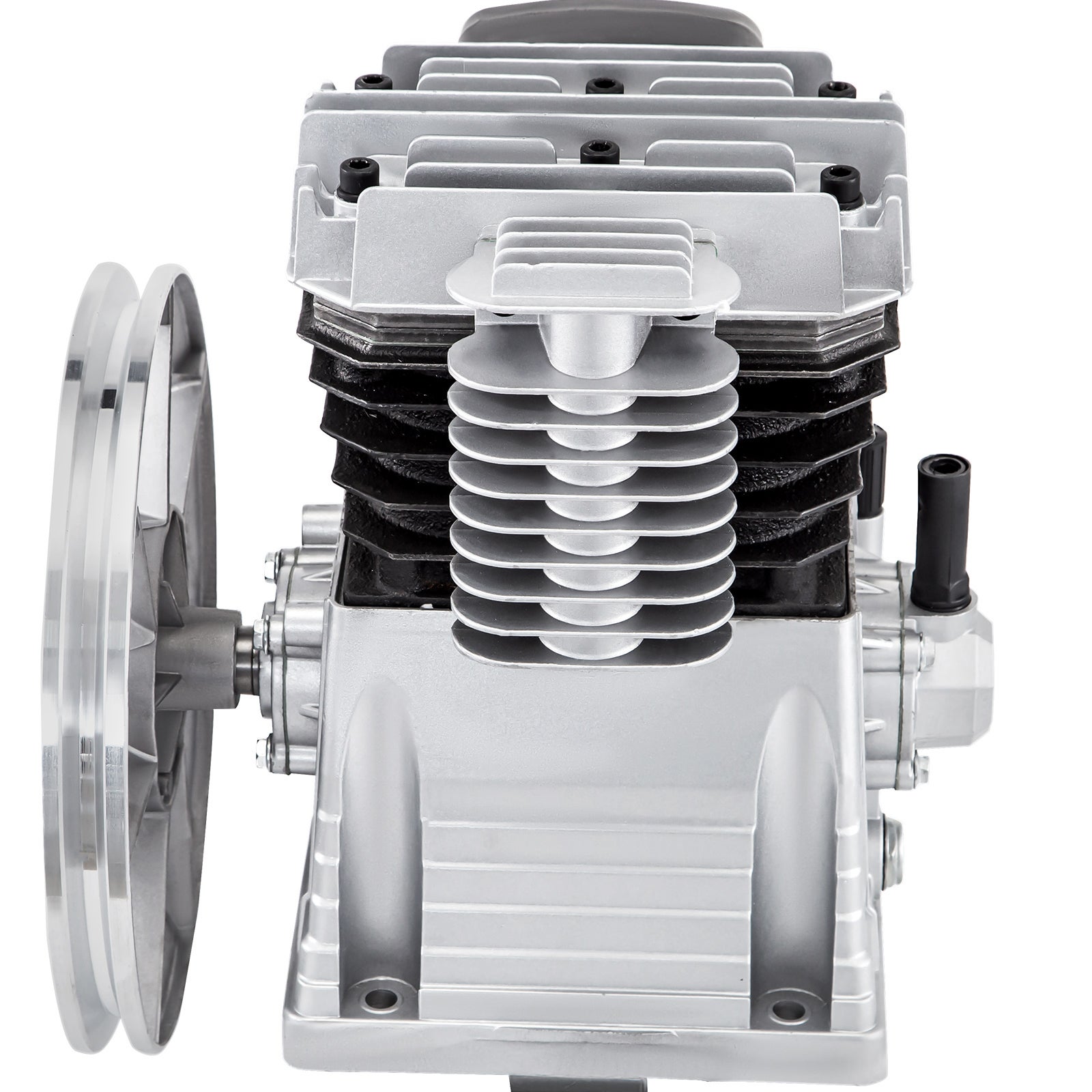 Pompe à tête de compresseur d'air SucceBuy 3HP 160PSI 1300/min Moteur à double cylindre en aluminium - 3