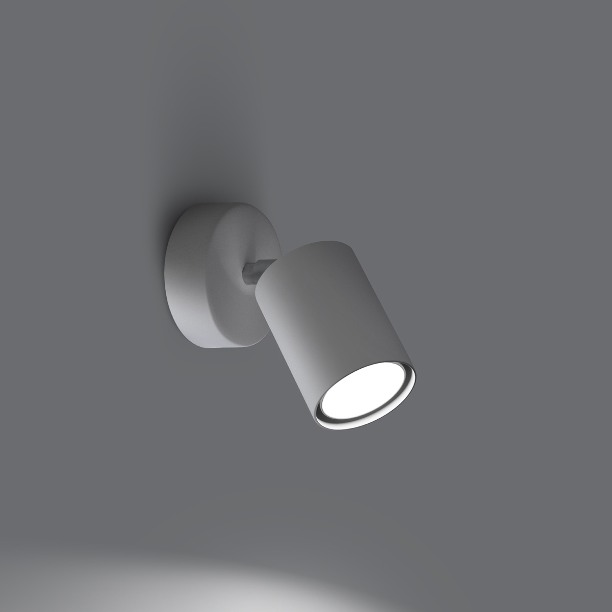 Kinkiet TORIM 1 biały LED 3000K - 8x8x18.5cm Sollux