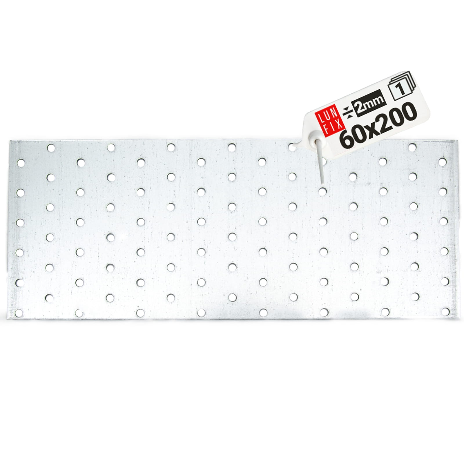 Płytka perforowana 60x200x2 mm 1szt.