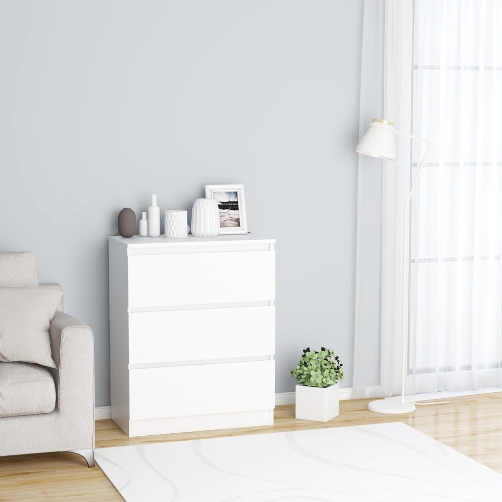 Commode Blanc 60x35x76 cm - 2