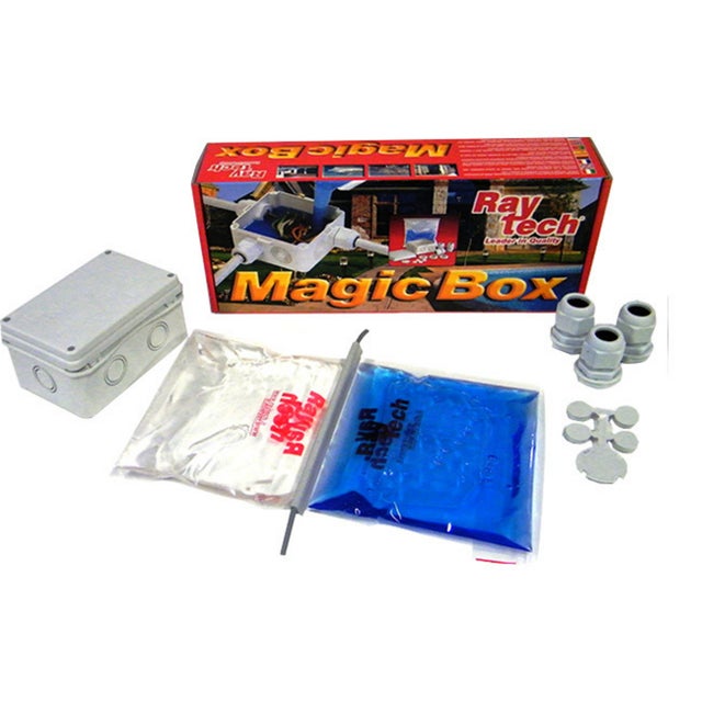 Boîte de dérivation étanche klauke Magic Box 120, 120x80x50 mm, 3 presse-étoupe M25, résistant chocs, température -60°C à +180°C, sans odeur