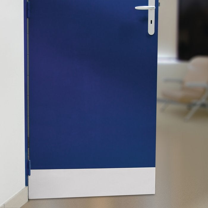 Plinthe bas de porte nox brillant - En U - 830 x 150 mm - Duval - 2