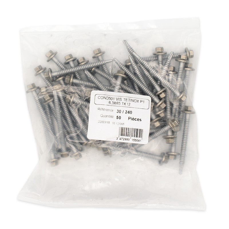 50 Kits de Fixation Sommet d'Onde pour Tôle BOTAN - 4