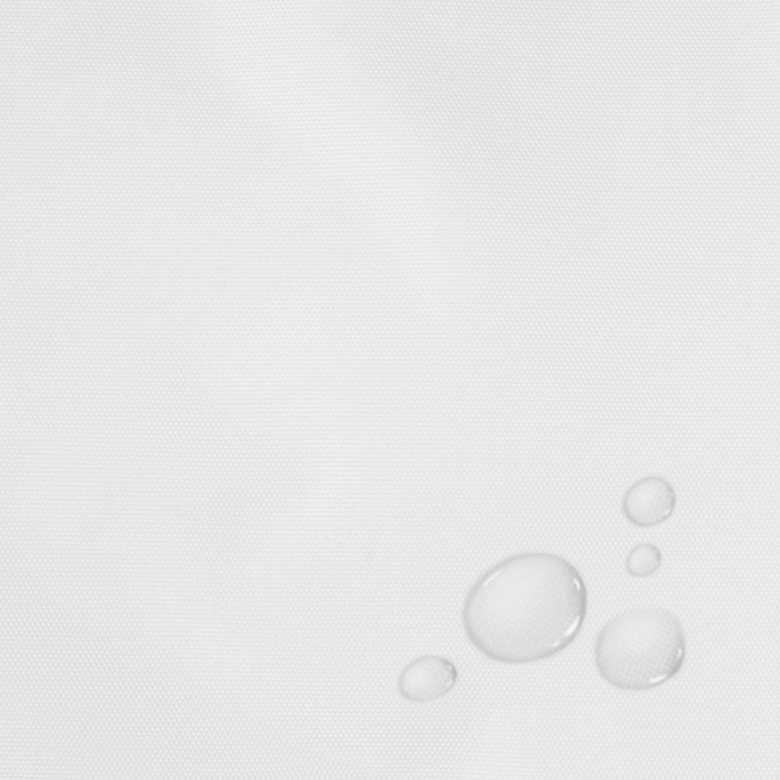 Voile d'ombrage Hydrofuge, Blanc, 5 x 5 x 5 m - 4