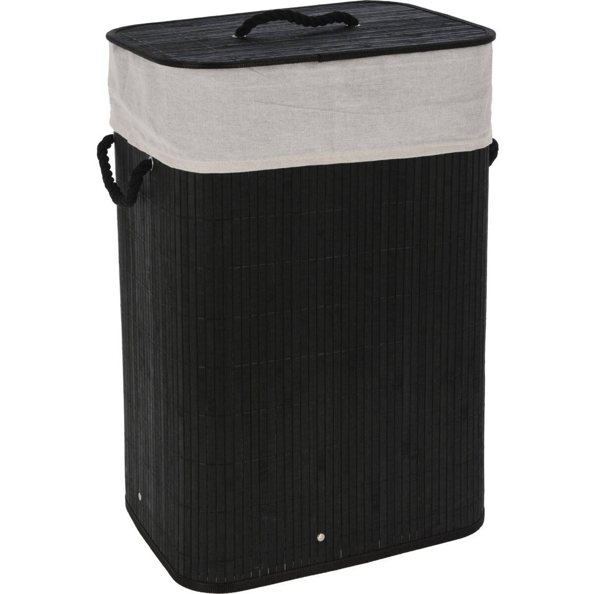 Home Styling  Bathroom Solutions Cesto Para La Colada Plegable Negro , Leroy Merlin