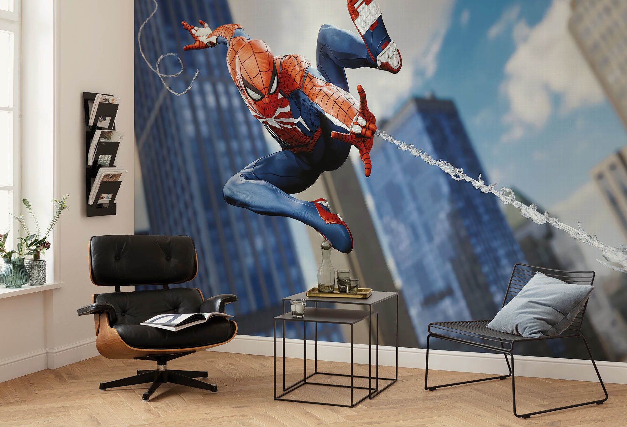Papel pintado no tejido panorámico de komar - marvel spider-man attack! - talla: 400 x 250 cm
