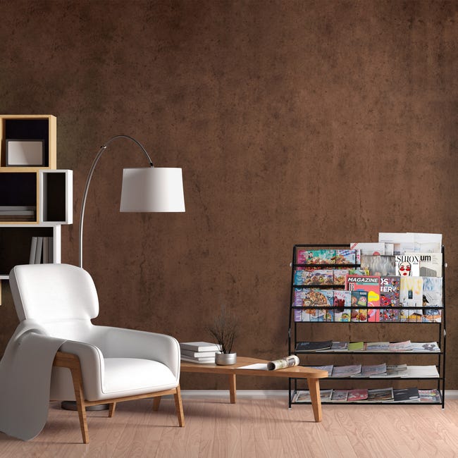 Portariviste Da Terra In Metallo Nero - 96x97x37 Cm, 3 Scomparti Con Pomelli - Foto 5