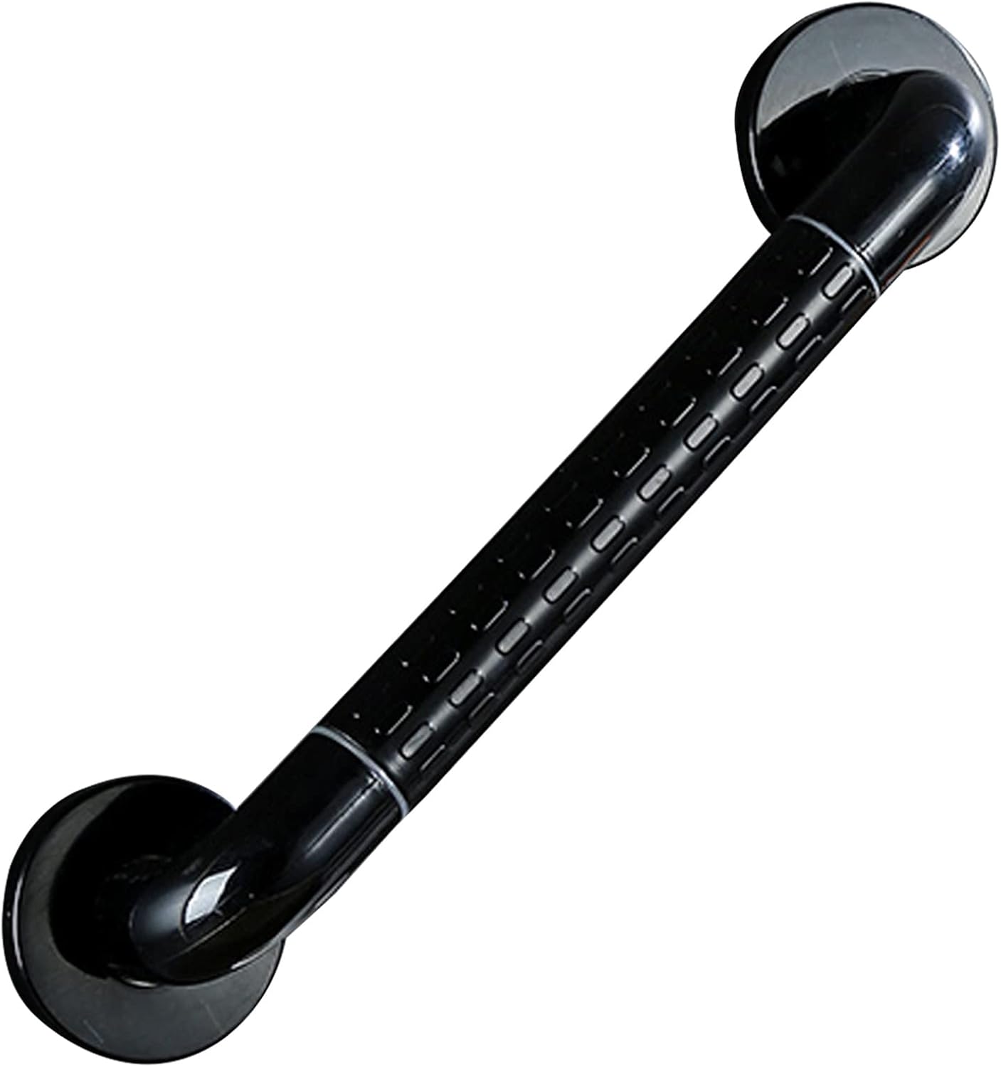 Uchwyt łazienkowy, antypoślizgowy i bezpieczny, z oświetleniem fluorescencyjnym, czarny (50 cm)