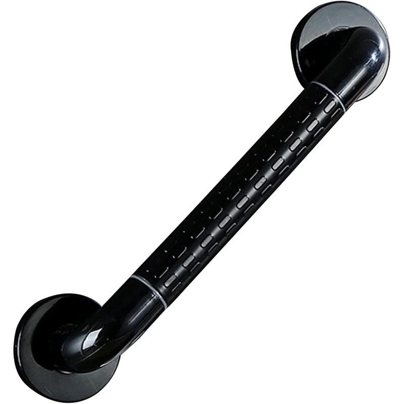 Poręcze łazienkowe, antypoślizgowe i bezpieczne, z fluorescencją, czarne (30 cm)