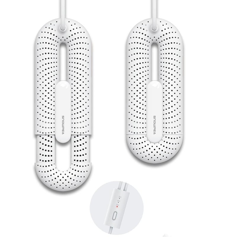 Elektryczna suszarka do butów, wysuwana, do suszenia wilgotnych butów i eliminowania zapachów, timer 3/6/9 godzin z automatycznym wyłączaniem