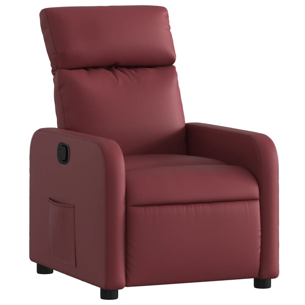 Fauteuil de Salon | Chaise | Fauteuil inclinable Crème Similicuir Fauteuil de Salon | Chaise | Fauteuil inclinable Crème Similicuir