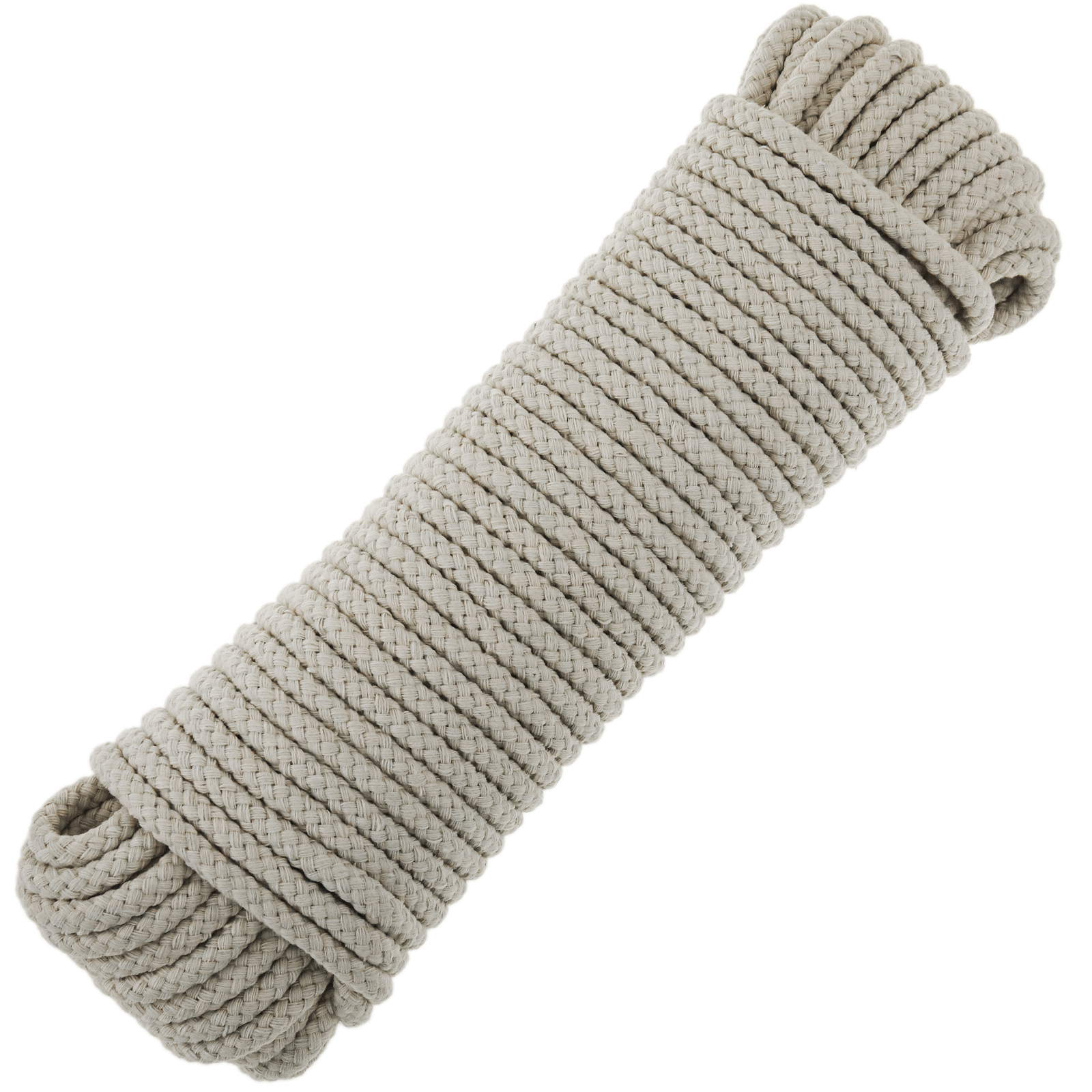 Corda Di Cotone Naturale 10 Mm X 10 M - Intreccio A 4 Fili, Bianco, Per Macramè, Piante Sospese E Decorazioni Fai Da Te - 2