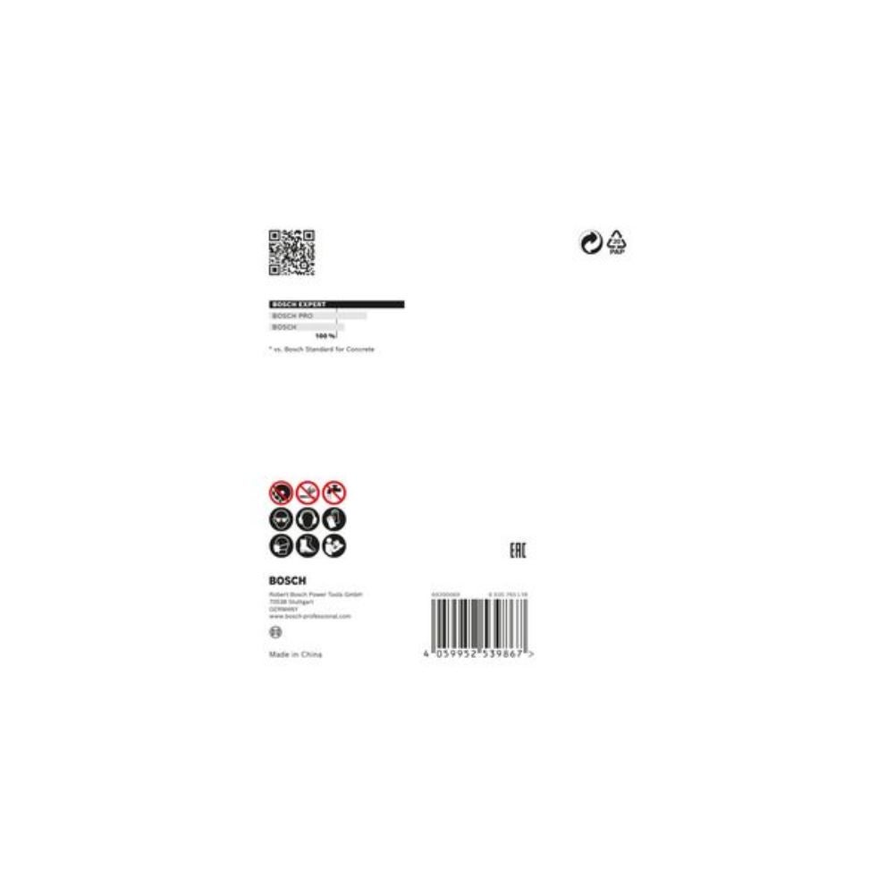 Plateau diamant BOSCH 2608900651 béton EXPERT 125x22.23x4.5mm - 4
