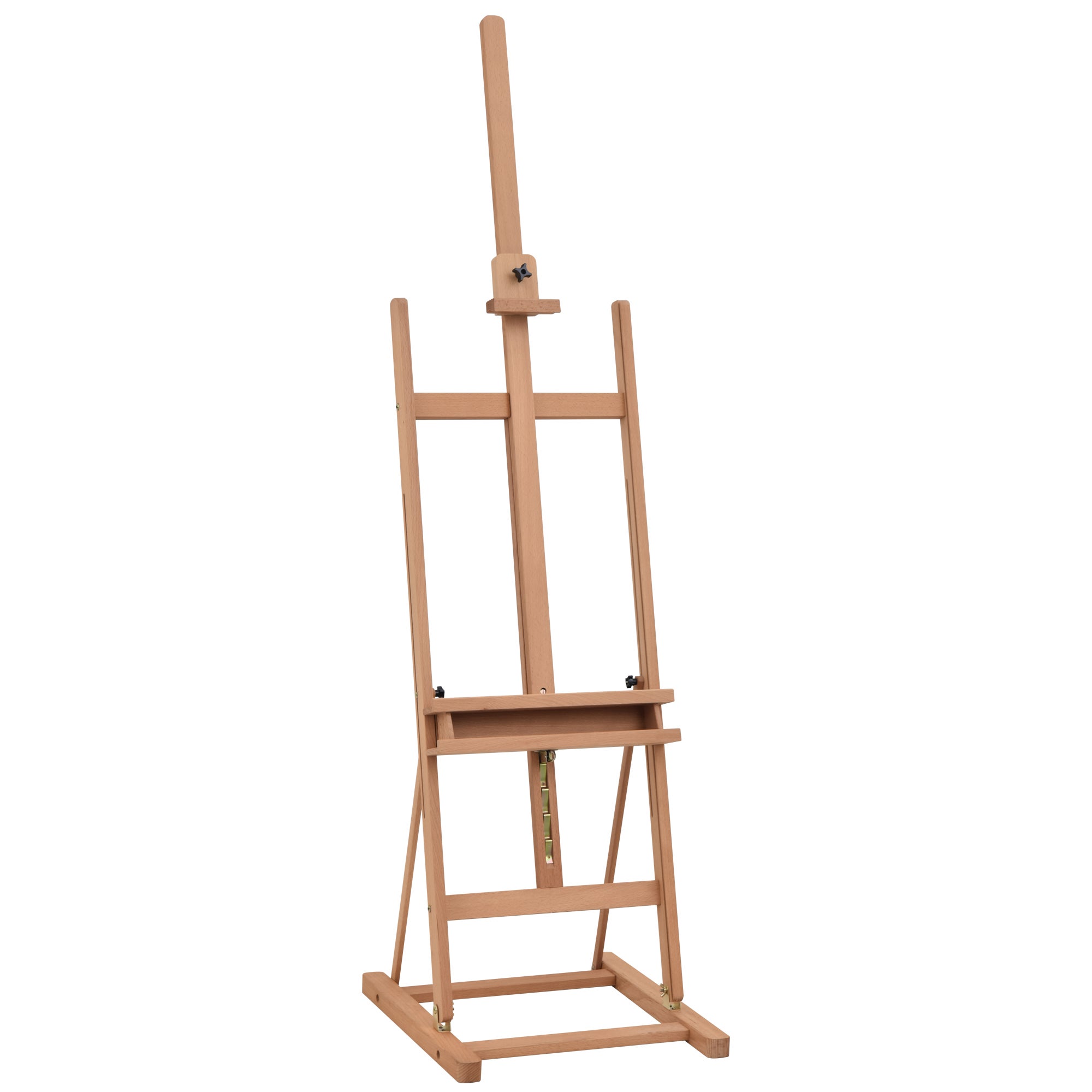 Caballete de madera de haya regulable con bandeja 171-230 cm – comfortxl