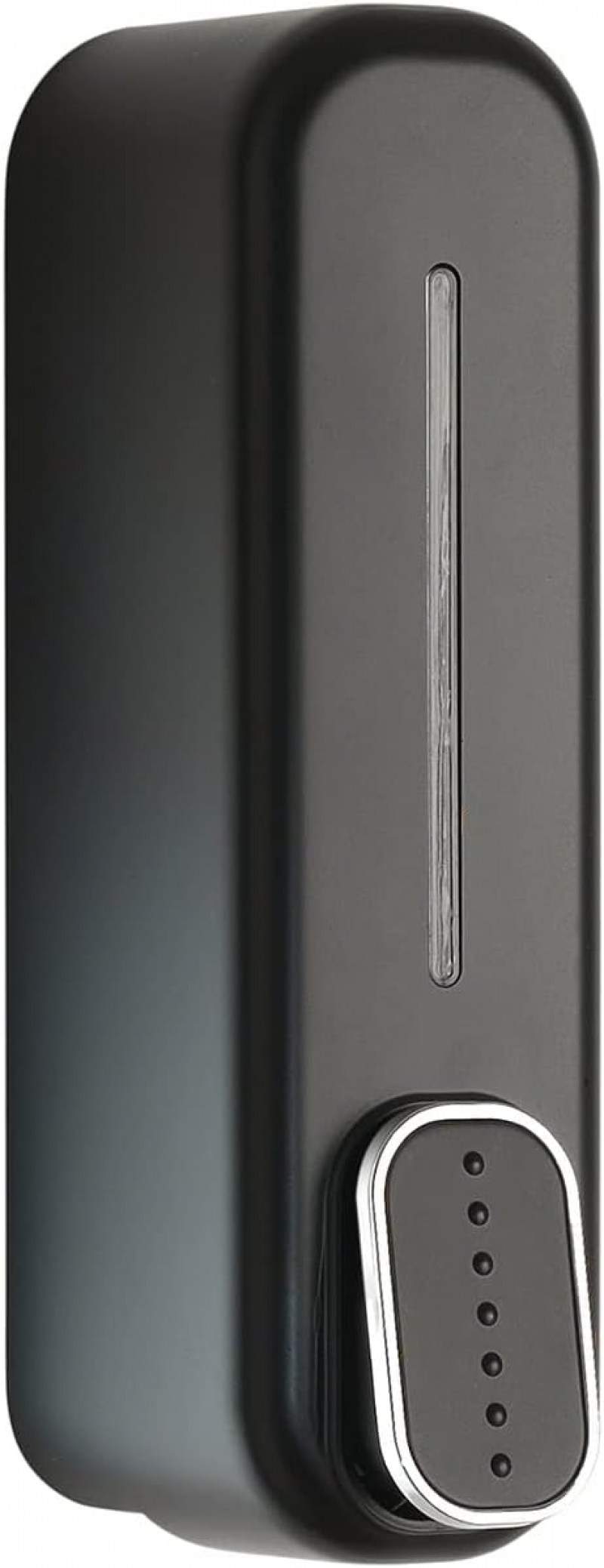 Dozownik Mydła i Żelu 350 ML, Kolor Czarny, Wymiary 22 x 6,3 x 9 cm i Waga 0,205 kg