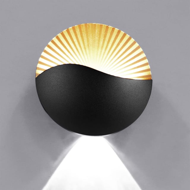 Nowoczesna lampa ścienna LED 12 W, minimalistyczna lampa ścienna LED do dekoracji wnętrz, wodoodporna lampa ścienna IP65 do salonu, białe światło