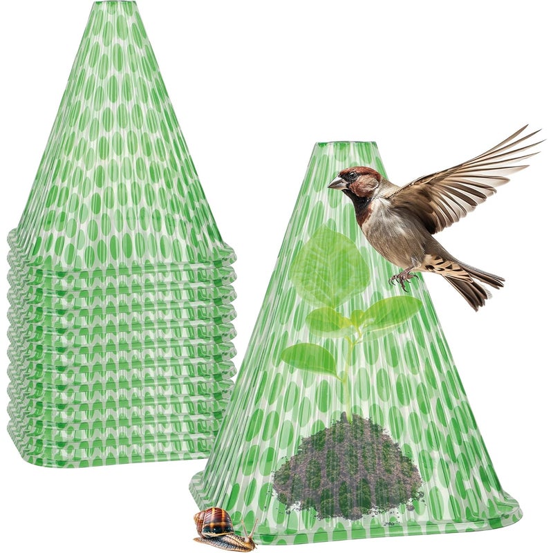 12 sztuk kapeluszy przeciwsłonecznych do roślin - czapki ochronne do roślin - wysokość ok. 22 cm