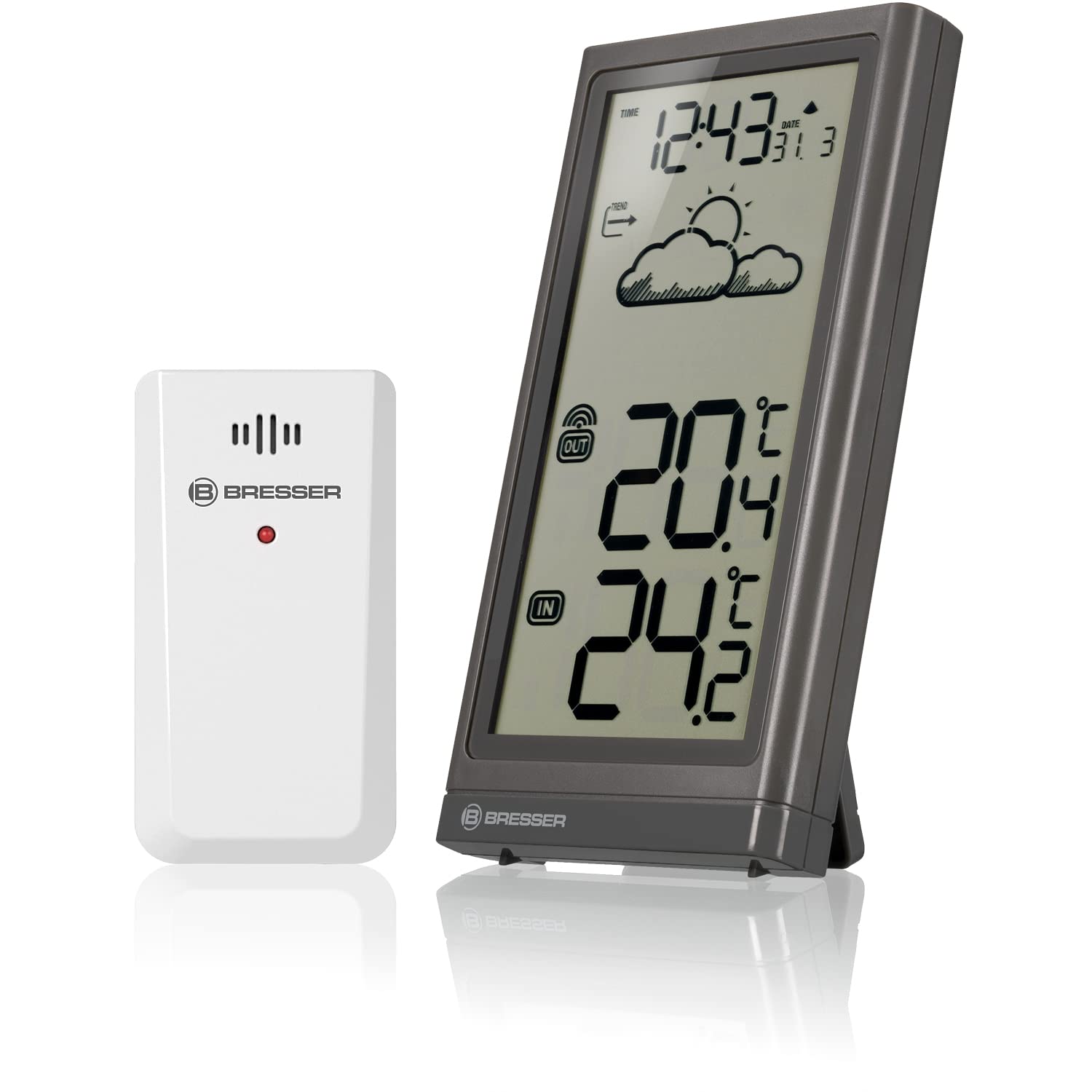 BRESSER - Stazione Meteo Meteo Temp W Con Segnale Orario DCF - 2