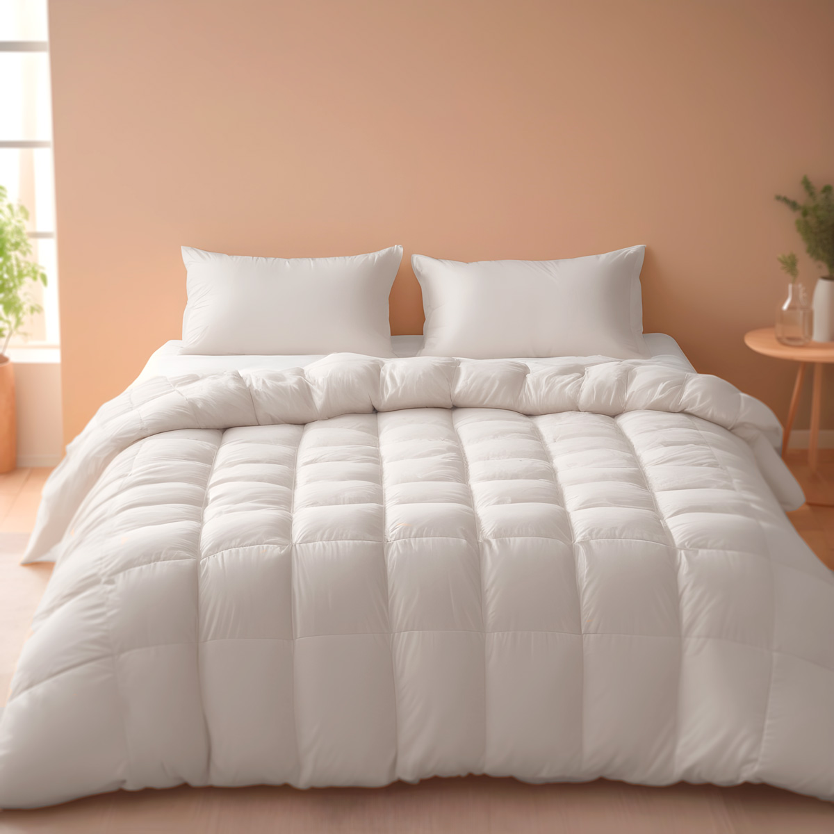 Relleno edredón nórdico odin - acolchado de fibra 250gr - tejido de microfibra 260x220, cama 160-180