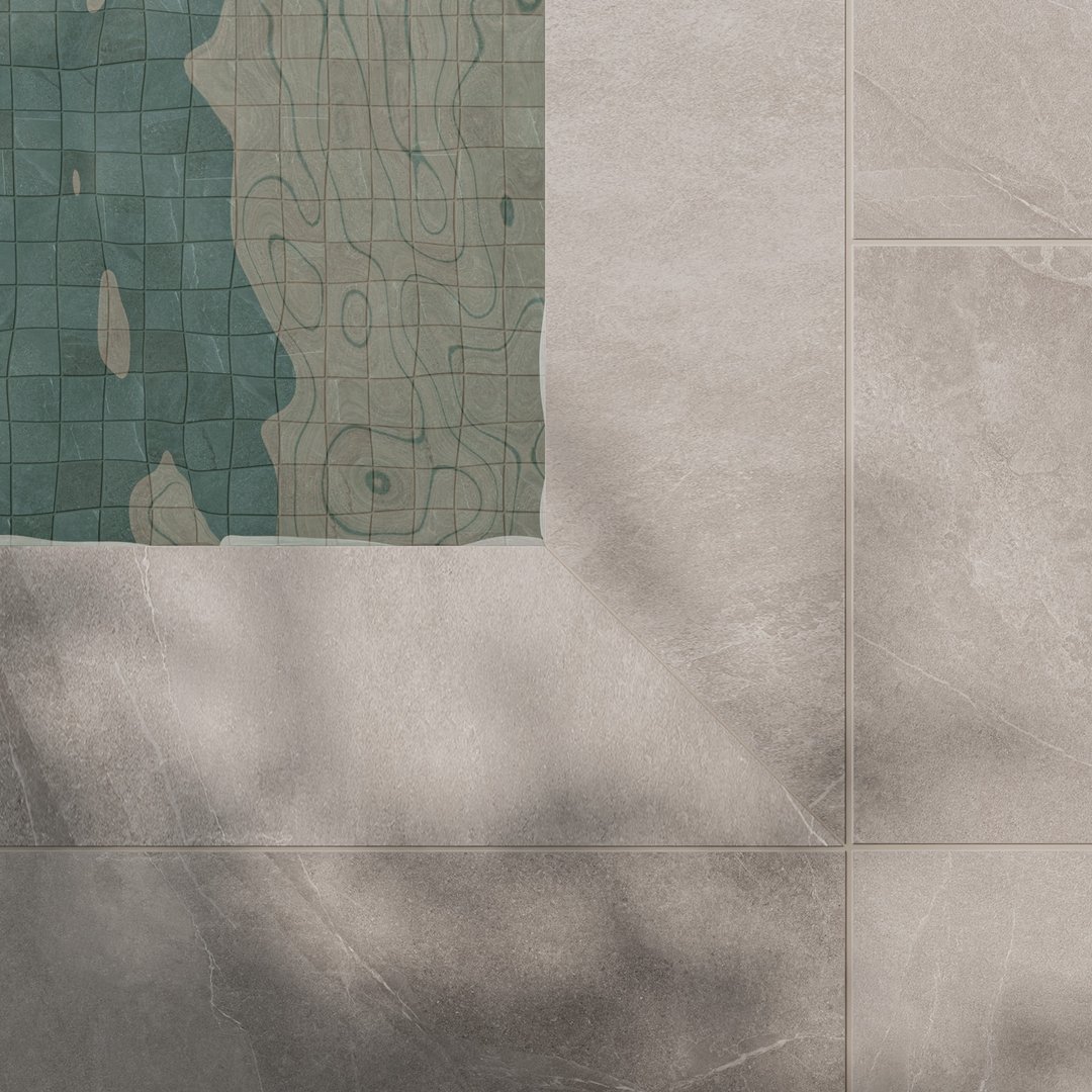 Ardesia Elegante Greige 20 mm Outdoor - Piastrelle 60x60x2 cm 20 mm - ISA 9003 60x60 GRIP R11 20 mm - 4