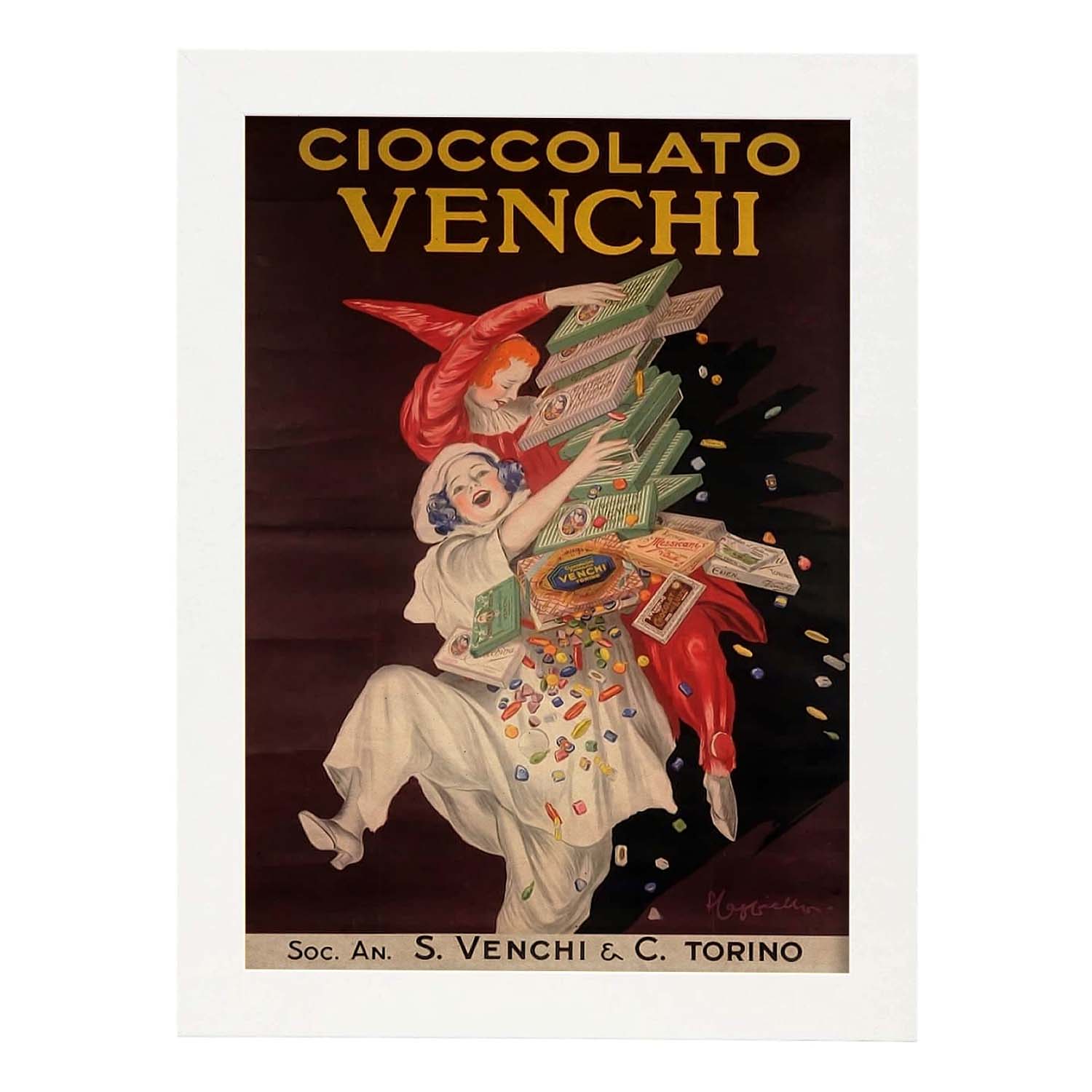 Affiche Publicitaire Vintage Lithographie Lactino Ménard Frères