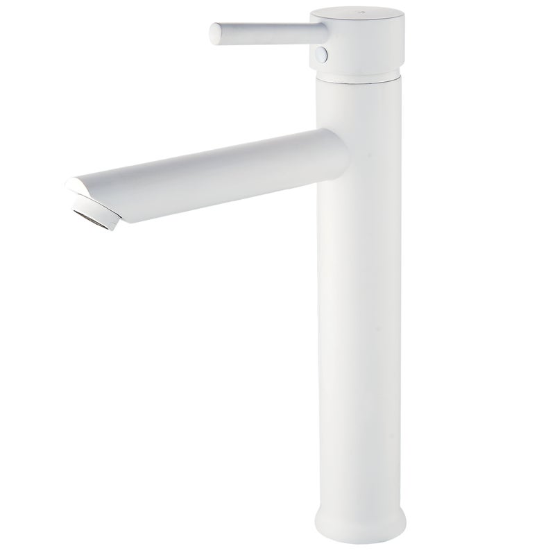 Deco bateria umywalkowa wysoki biały