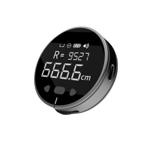 Mètre ruban numérique Wheel, ruban numérique avec écran LCD, outil de roulage longue distance rechargeable, mètre ruban électrique pour diamètre plat et incurvé