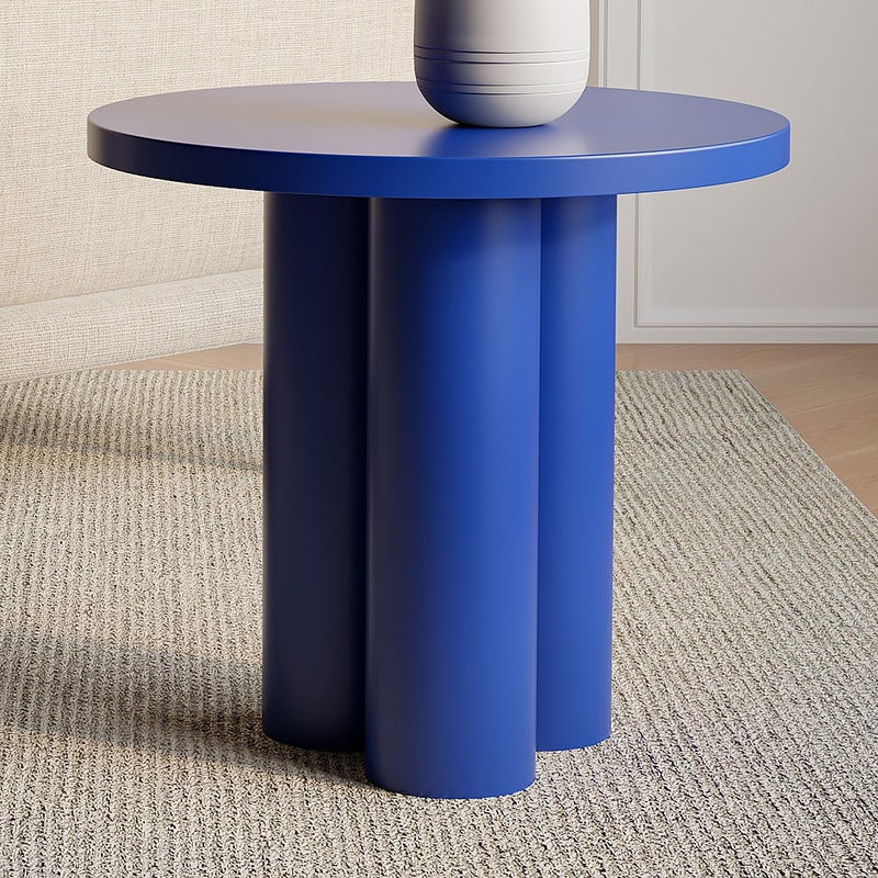 Stolik dostawiany z metalu - Niebieski - TANIYA