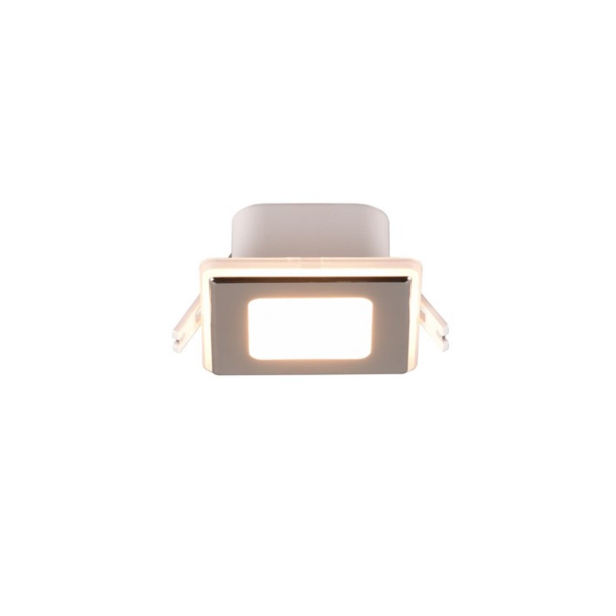 Oprawa wpuszczana LED NIMBUS 5W 3000K 450lm tworzywo sztuczne odcienie srebra wym:3x8x8cm IP44 Trio