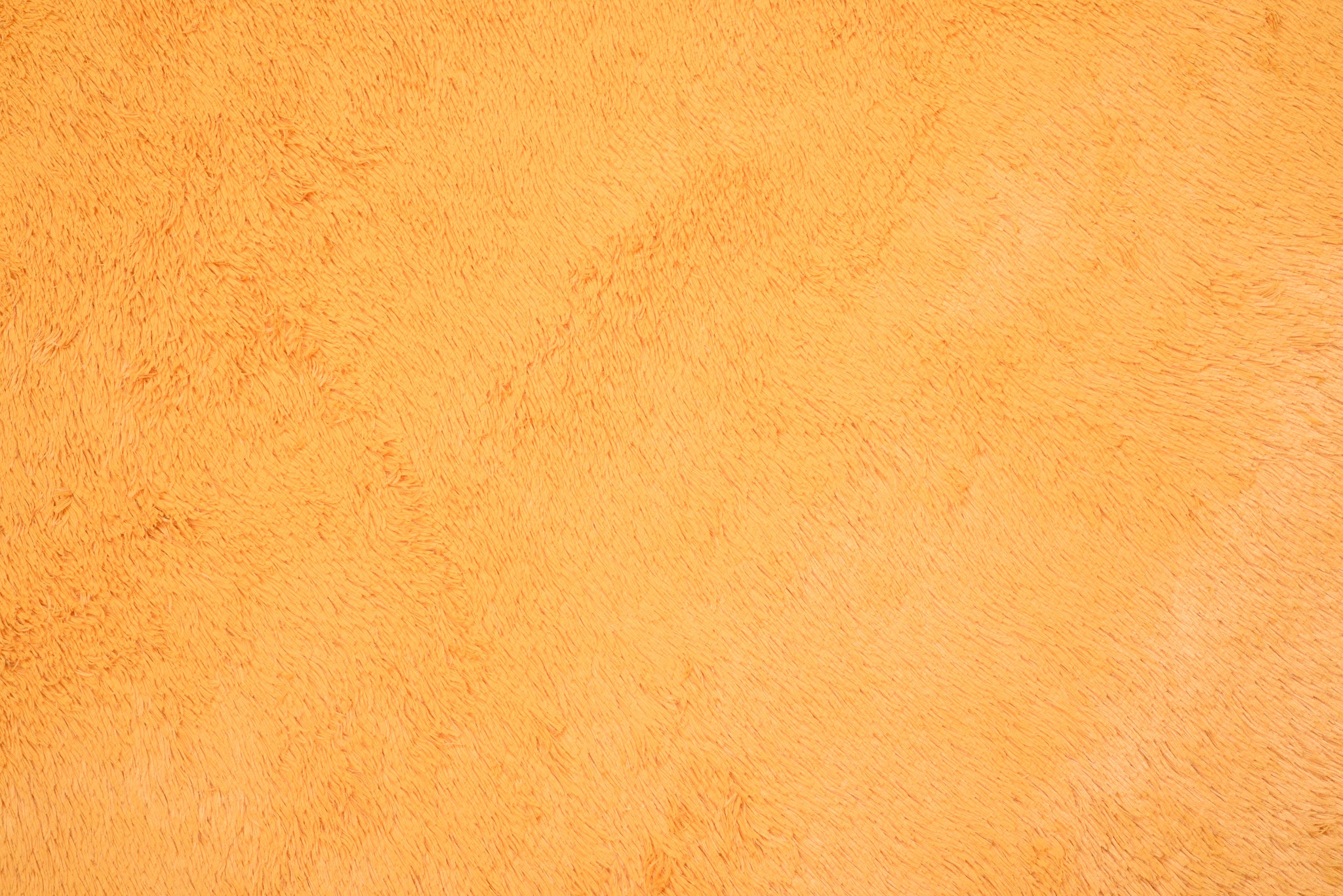 TAPISO Silk Tapis de Salon Chambre Antidérapant Bébé Moderne Orange Uni Shaggy Super Doux 140 x 200 cm - 3