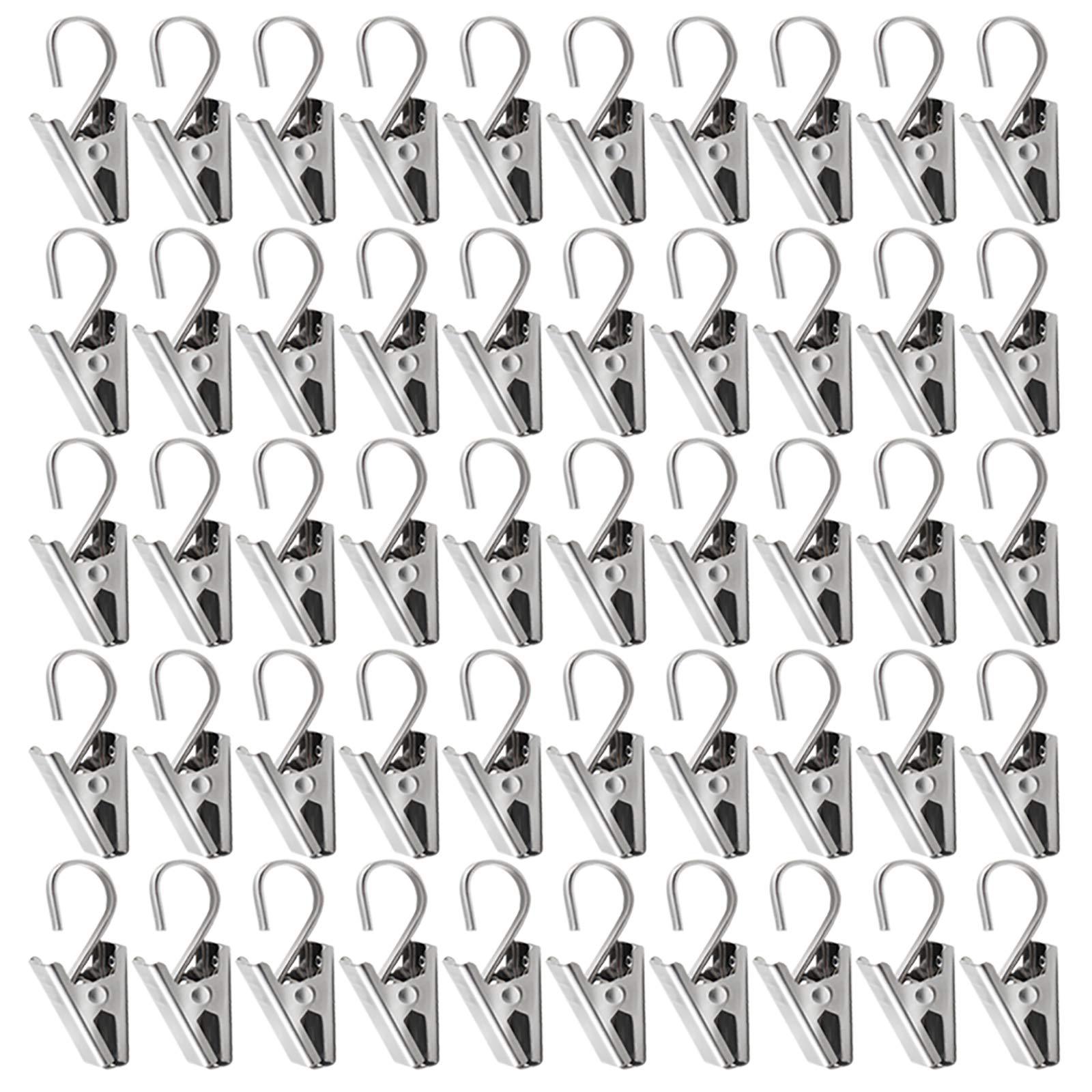 50 pezzi clip per teloni, clip per tende da sole, clip per tende in
