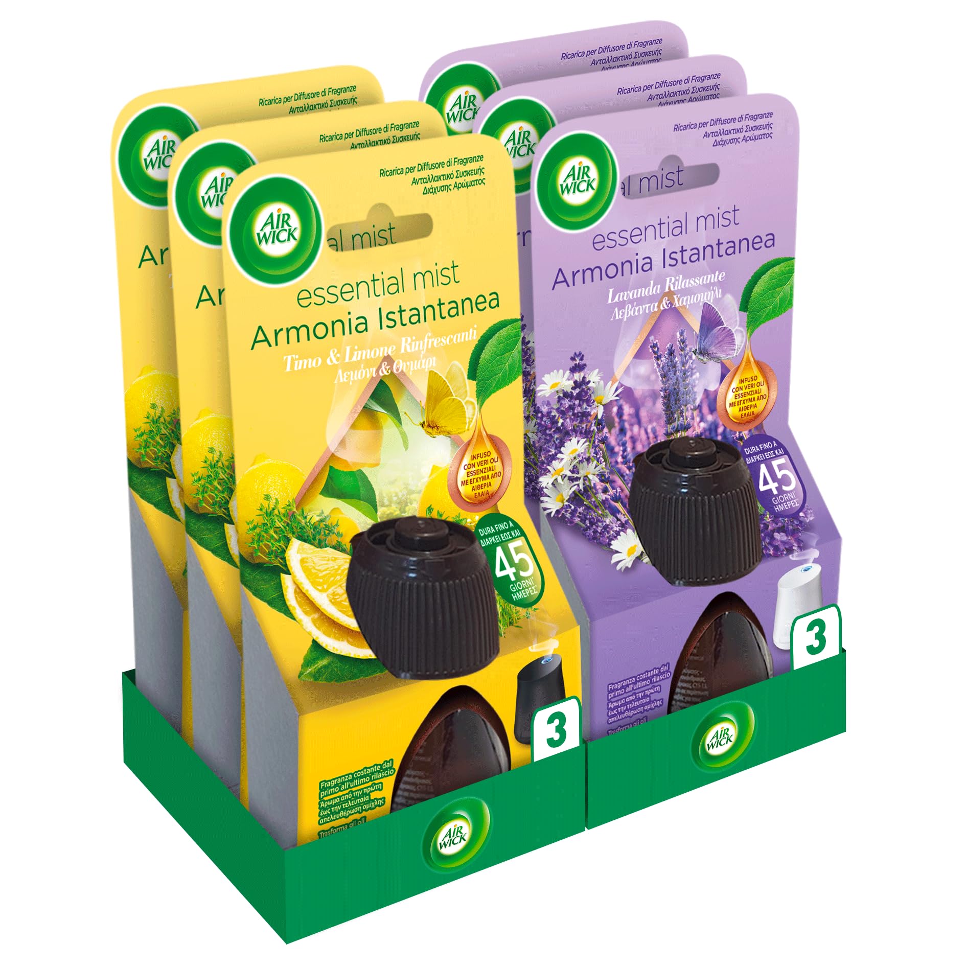 Ricariche Profumate Airwick Per Diffusore Elettrico - Confezione Da 6, Fragranza Primavera, Durata 120 Giorni - Foto 8