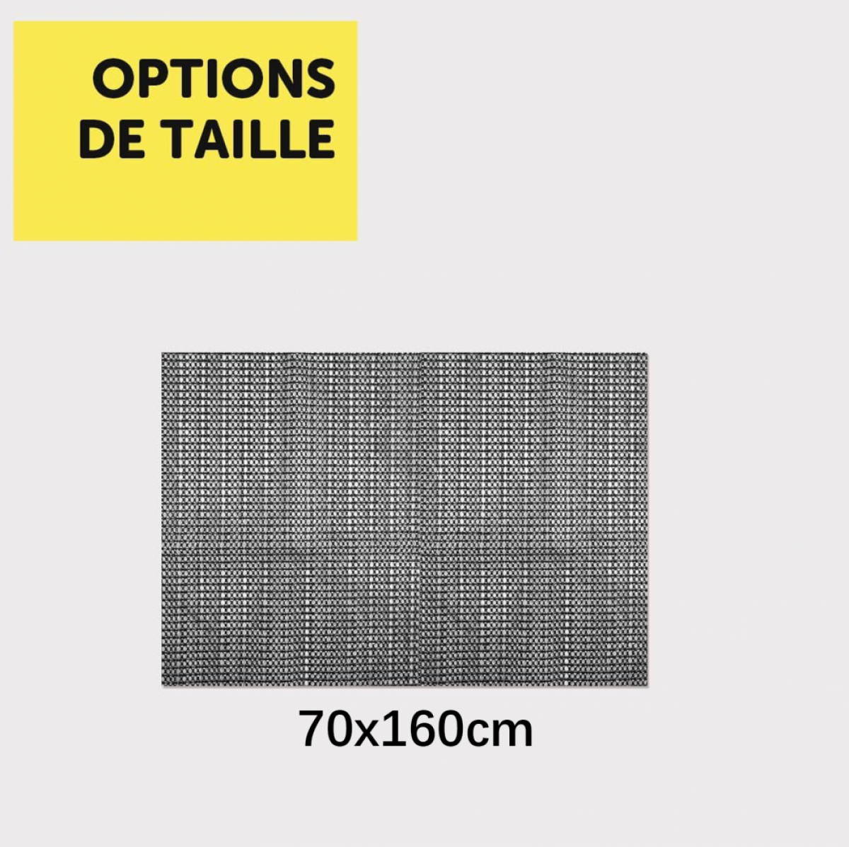 2 Peças de Tapete Antiderrapante, 70x160cm, Proteção de Tapete, Fácil de Lavar e Pode Ser Cortado, Preto - 2